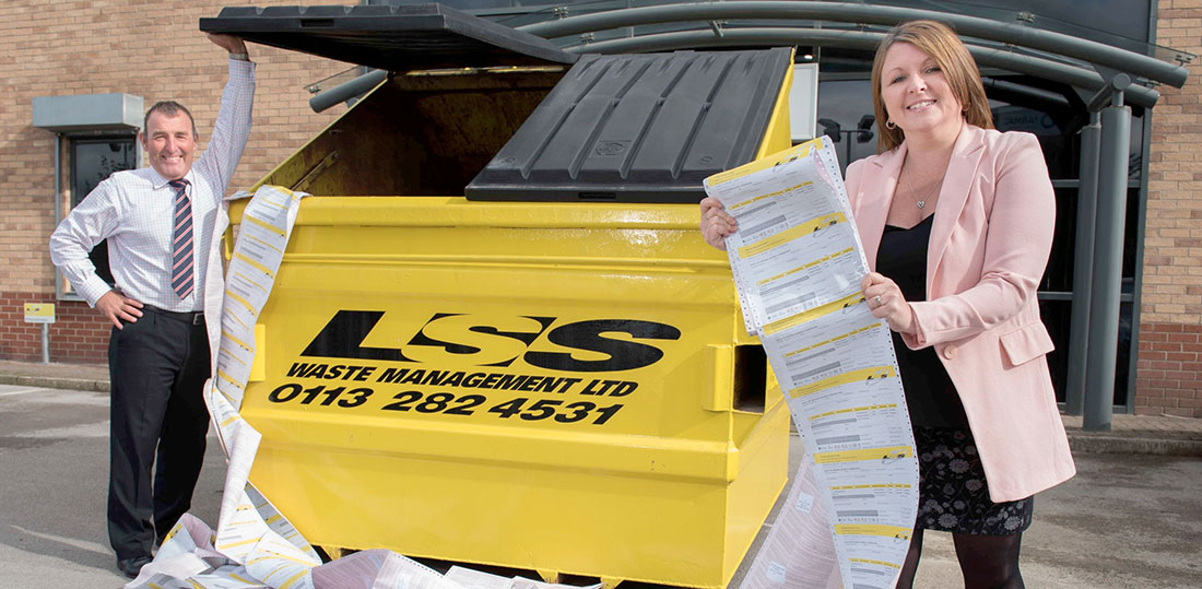 LSS WAVES GOODBYE TO WASTE PAPER